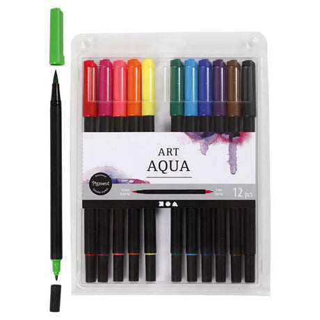 Creativ Company Aquarel Marker Standaard Kleuren, 12st.