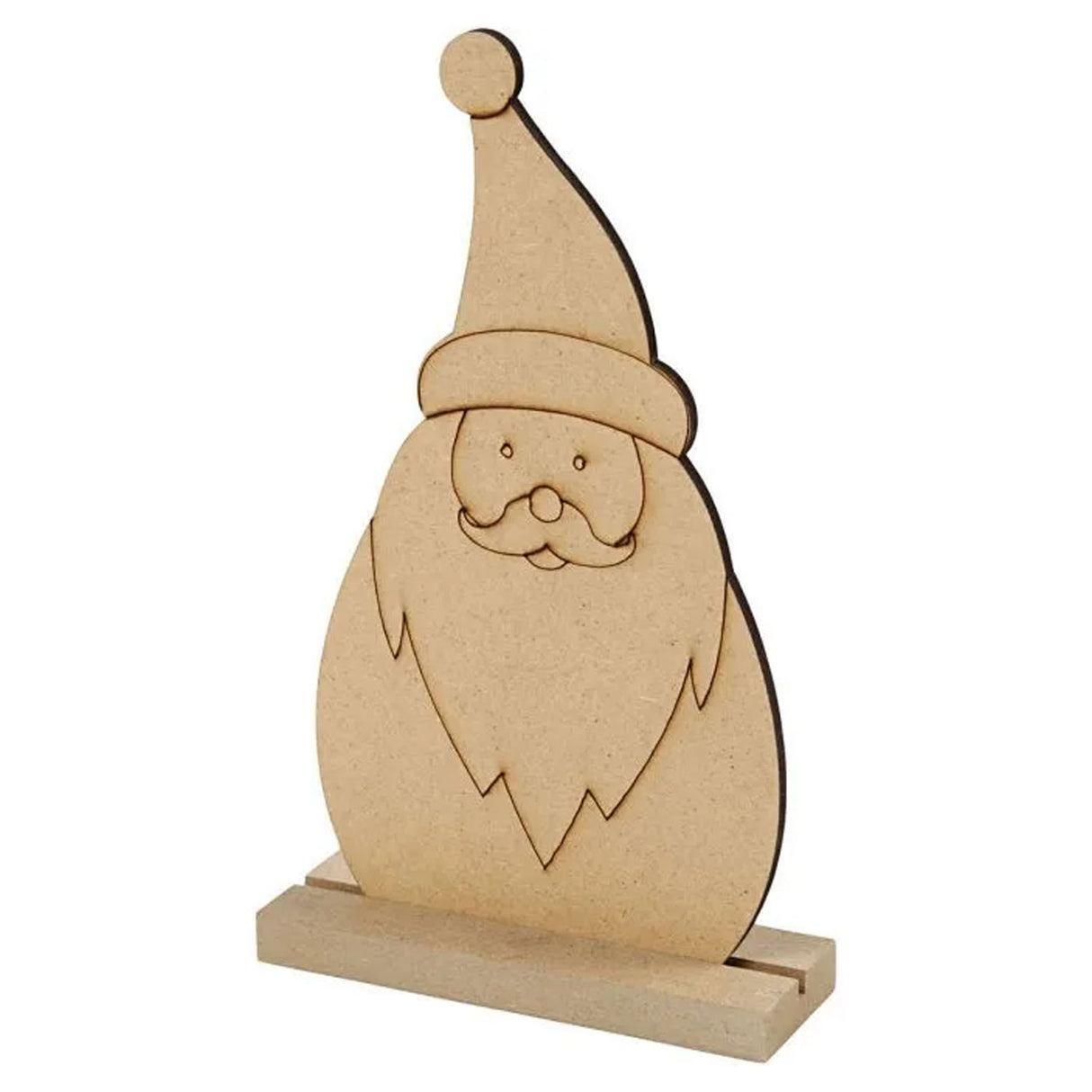 Wood Christmas Figure Santa Claus