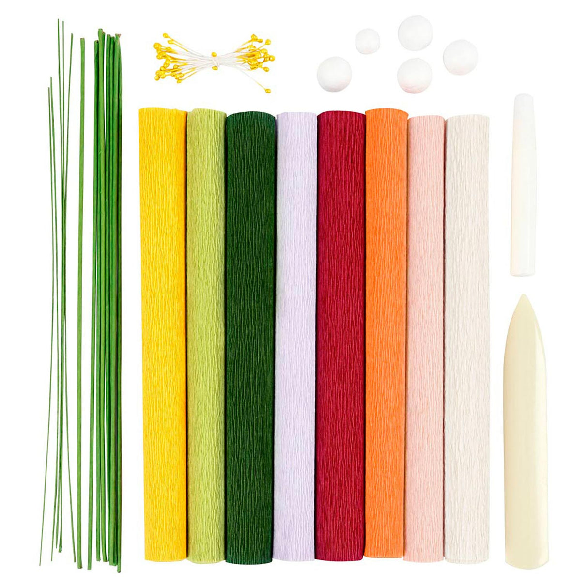 Crep Paper Mauting Flowers Kit