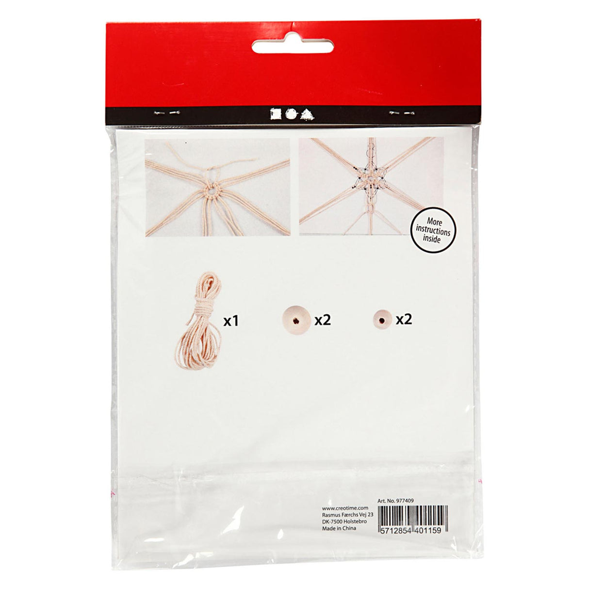 Mini Creative Kit Macrame Snowflake