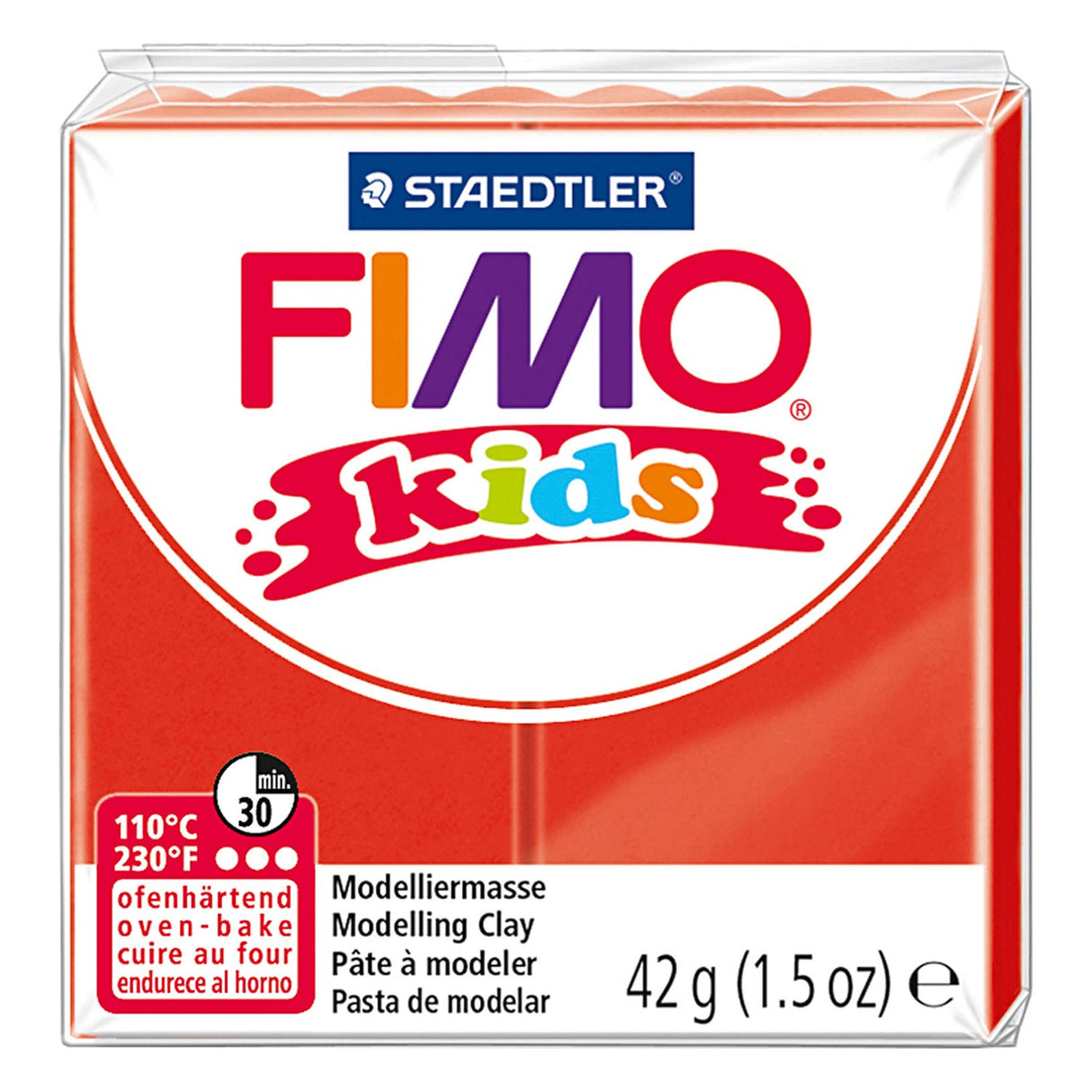 Fimo Kids Modelling Clay Red, 42g