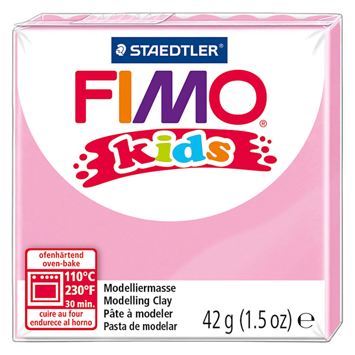 Fimo Kids Mountain Klei, rosa, 42 gr