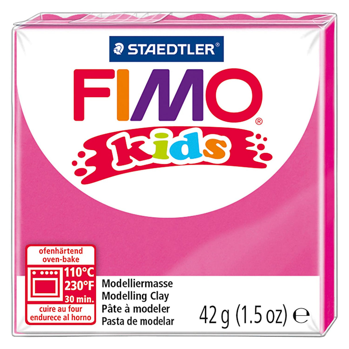 Fimo Kids Mountain Klei, Pink, 42 ​​gram