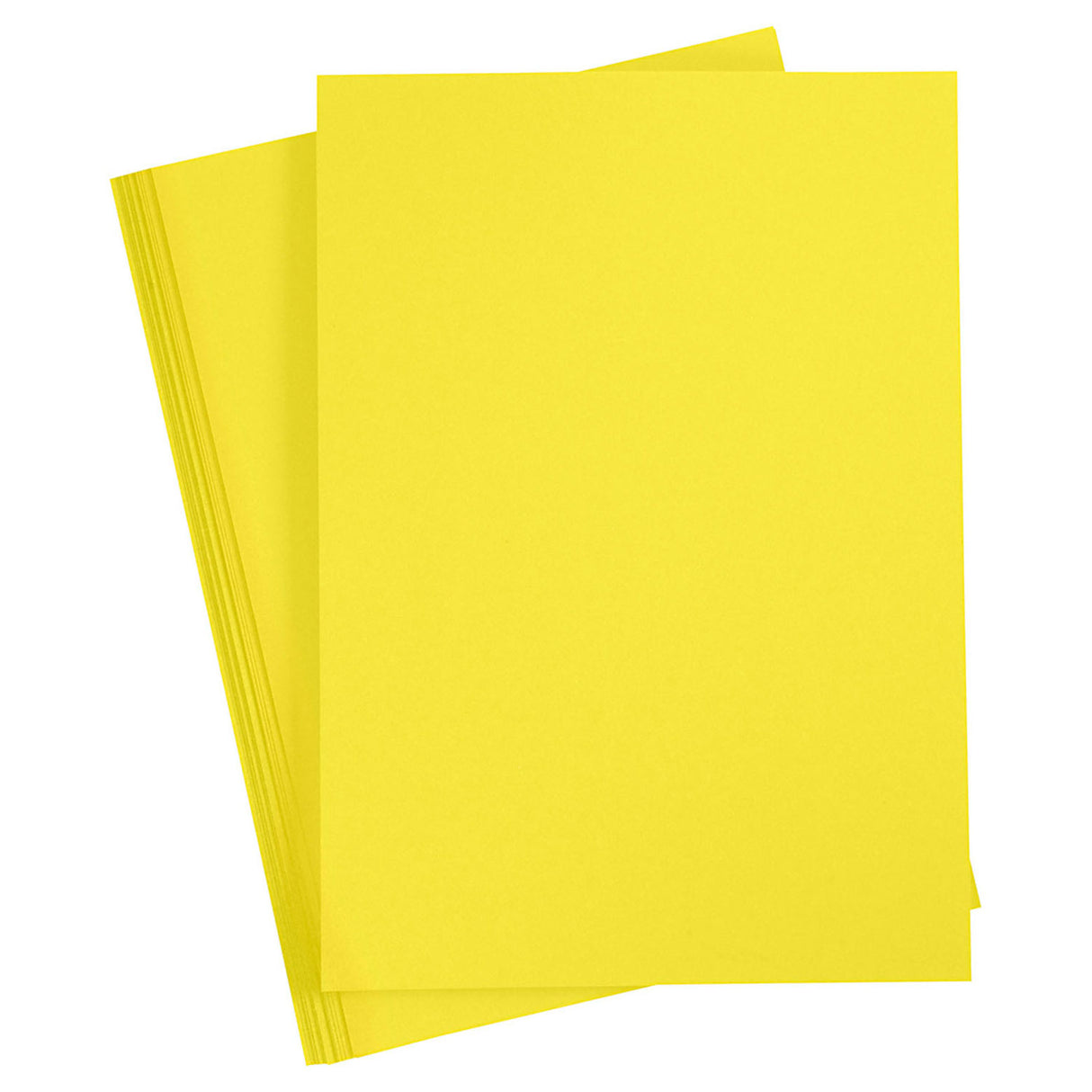 Creative Company Colored Cartboard Sun Yellow A4, 20 Sheets