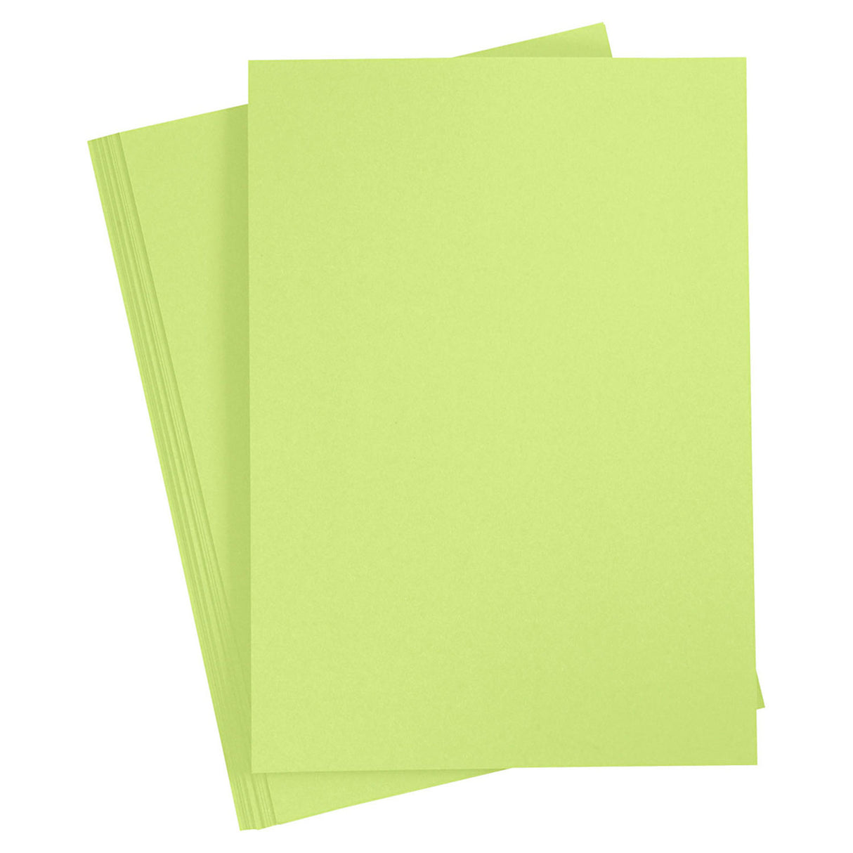 Creative Company Colored Cardboard Lime Green A4, 20 Sheets