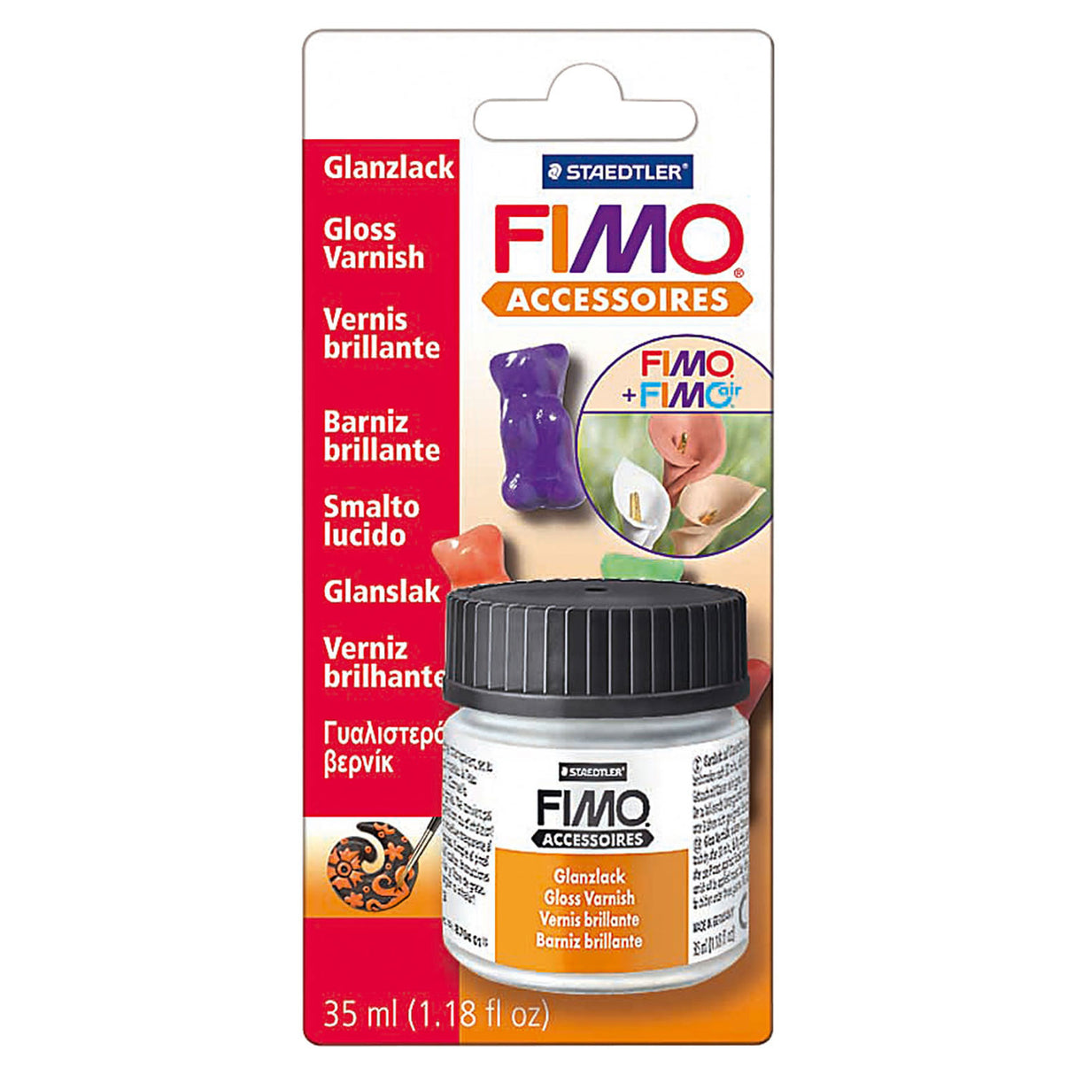 Fimo lakk gjennomsiktig glans, 35 ml