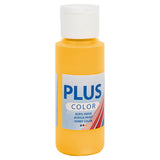 Creative Company Plus Color Acrylic Paint, Yellow Sun, 60 ml