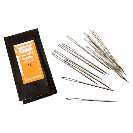 Creativ Company embroidery needles with sharp point, 5.4cm, 25 pcs.