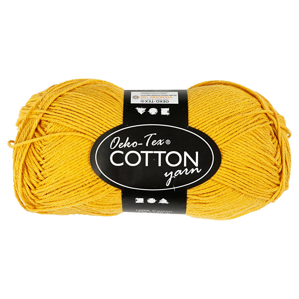 Cotton yarn, curry, 50gr, 170m