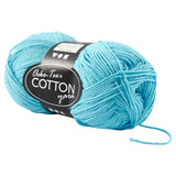 Creativ Company Katoengaren, Turquoise, 50gr, 170m