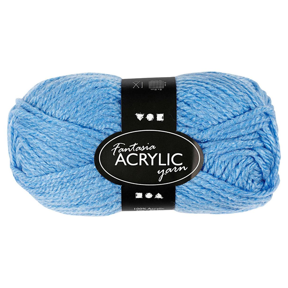 Creativ Company Acryl Yarn, modra, 50gr, 80m