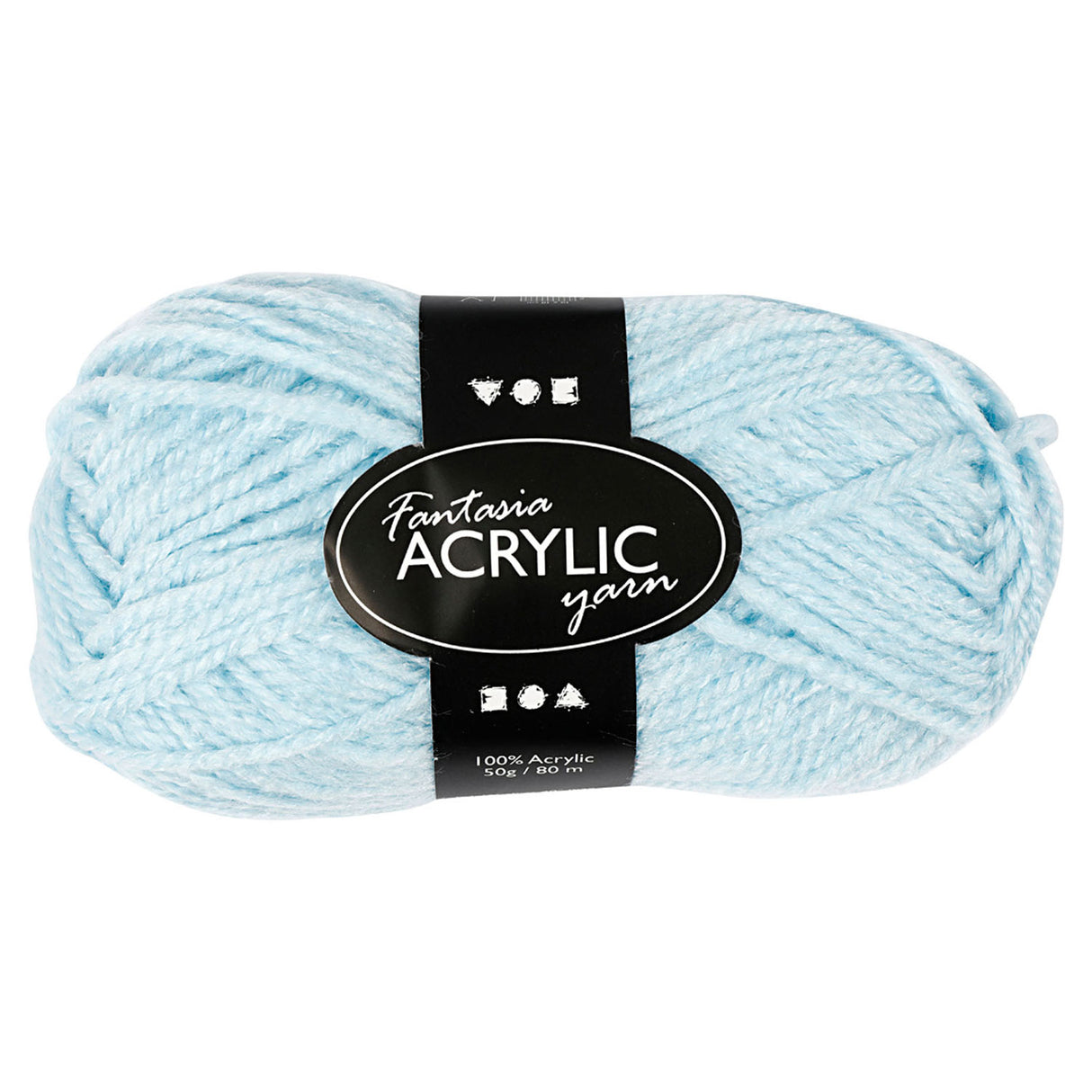 Creative Company Yarn Acrilic, azzurro, 50gr, 80m