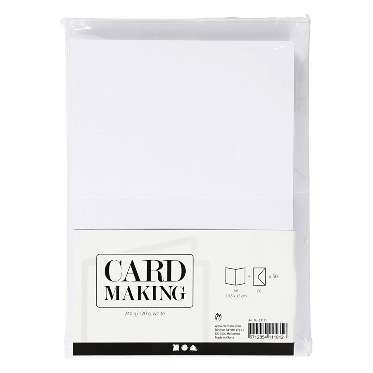 Firma Creativ https: www.cchobby.nl karty-i-koperty-rozmiar-karta-10-5x15-cm-rozmiar-koperta-11-5x16-5-cm-120-240-wit-50-zestaw-1-pudełko