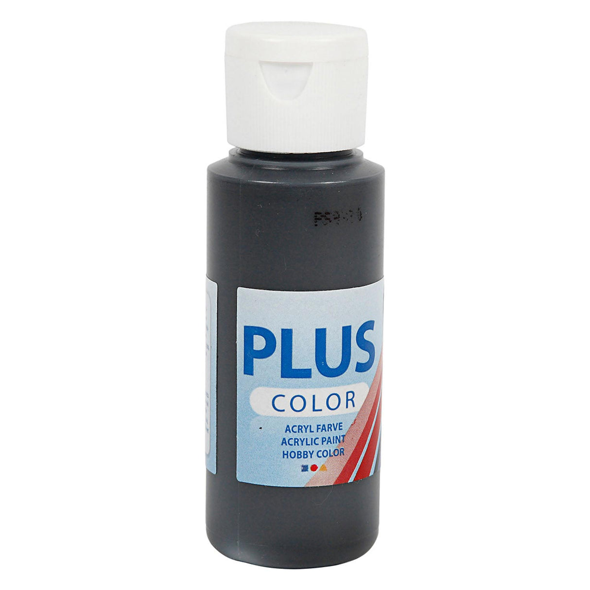 Più colore acrilico vernice nero, 60 ml