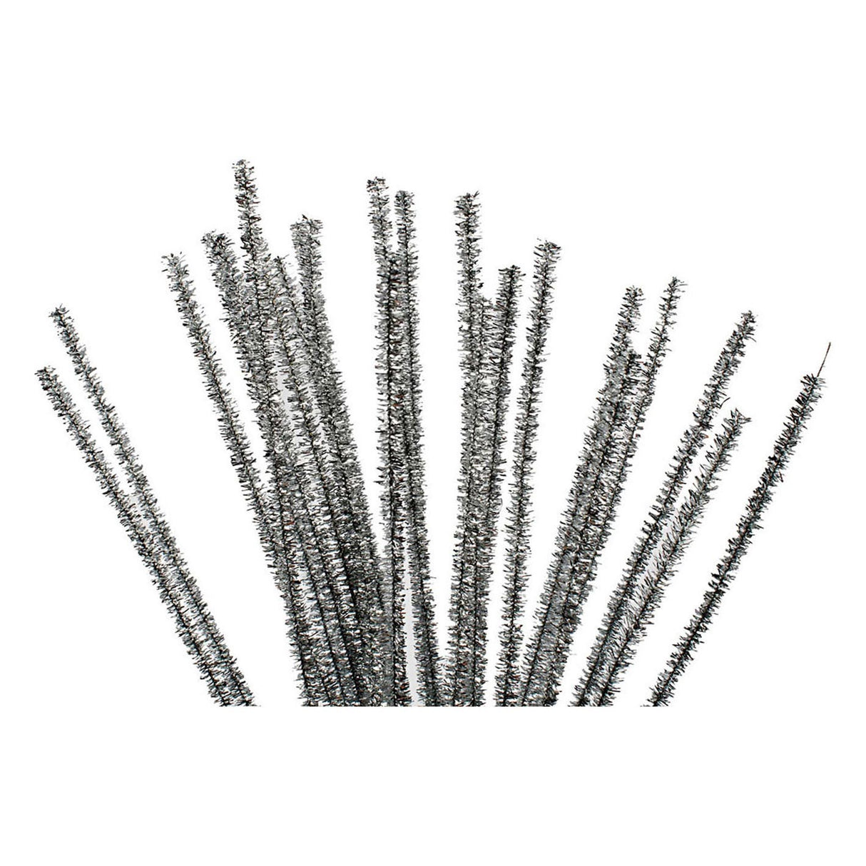 Empresa criativa https: www.cchobby.nl chenille-l-30-cm-thickness-6-mm-glitter-silver-24-piece-1-box