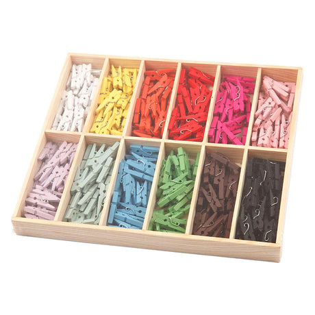 Creativ kompanija https: www.cchobby.nl mini-clothespin-l-25-mm-b-3-mm-various-colors-12x24-piece-1-box