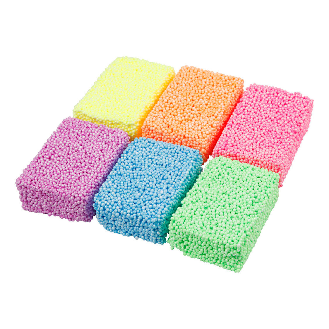 Soft foam clay neon colors, 6x10gr.