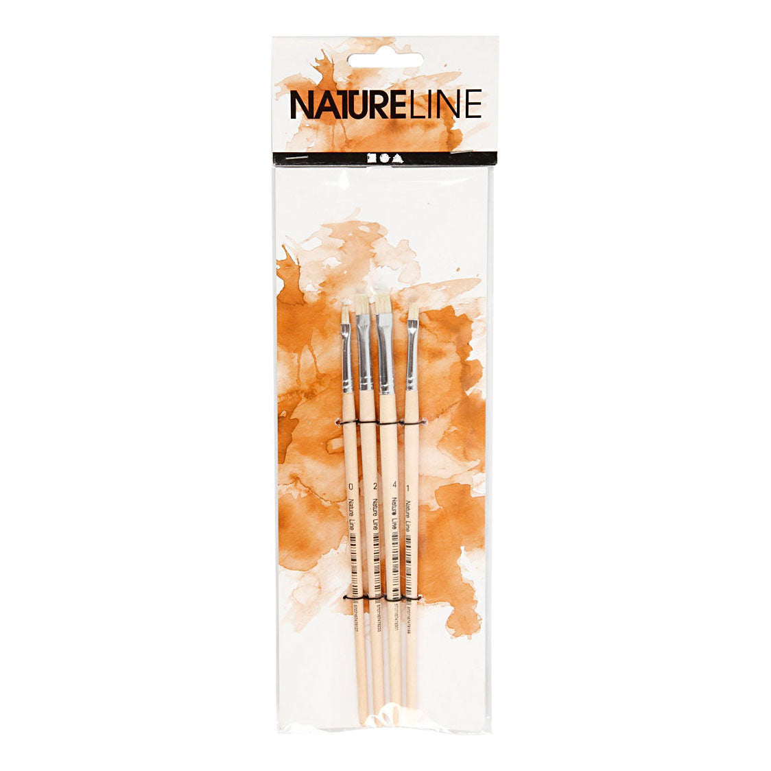 Creativ Company Nature Line Brushes 00 1 2 4, 4st.