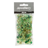 Creativ Company Facetkralen Mix Groen Glitter, 45 gram