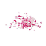 Creativ Company Facet Beads Mix Pink, 45 gramů