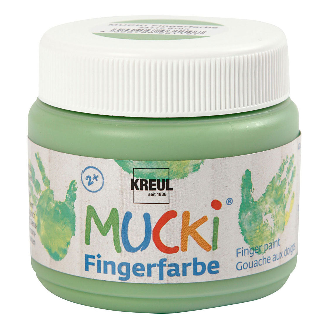 Creativ Company Mucki Vingerverf Groen, 150ml