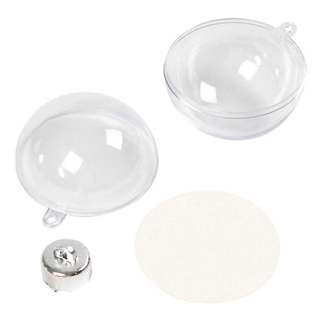 Creativ Company transparent deco balls 5cm, 10pcs.