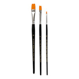 Creativ Company Gold Line Brushes Round, 5st.