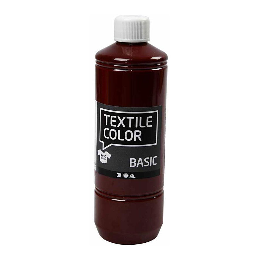 Creativ Company Textile Color peinture marron, 500 ml