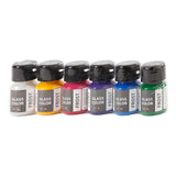 Creativ Company Couleur en verre de givre couleur de peinture en verre, 6x30 ml