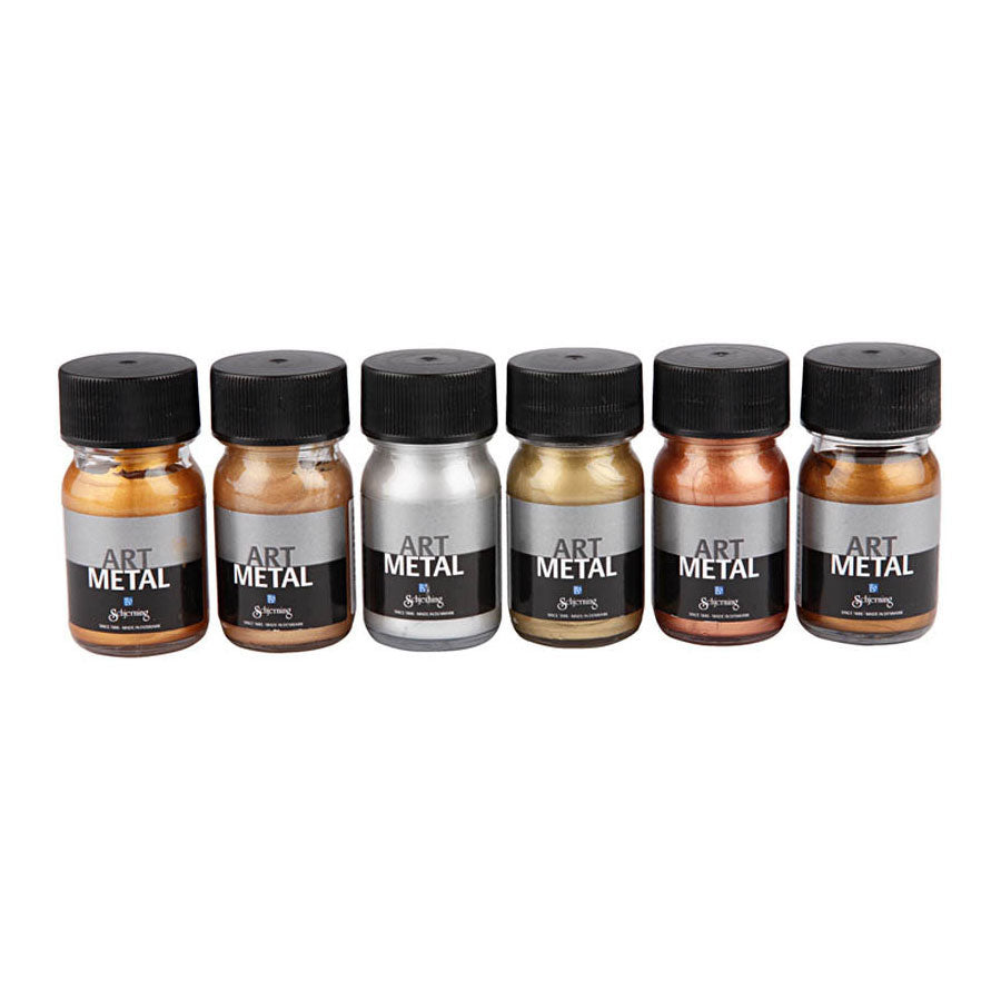 Creativ Company Hobby Paint Metallic Colors, 6x30ML