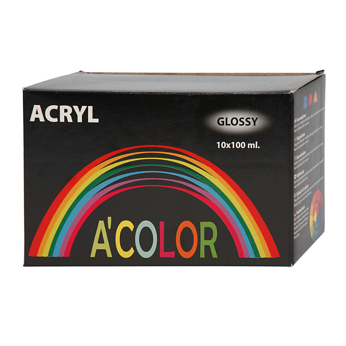 Creativ Company Acrylic paint Glossy Color, 10x100ml