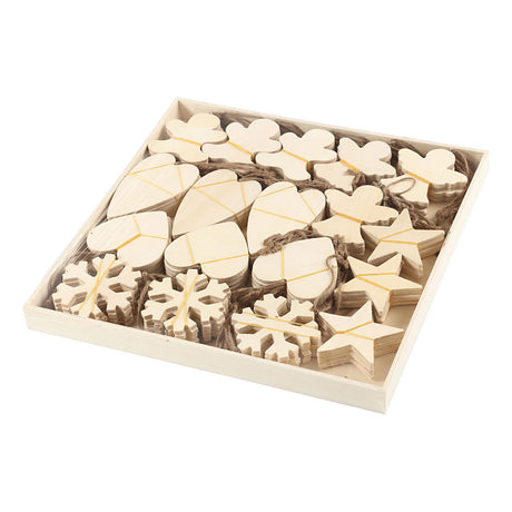 Ornáidí cuideachta Creativ, méid 9-11 cm, tiús 4 mm, 90 píosa 1 bhosca