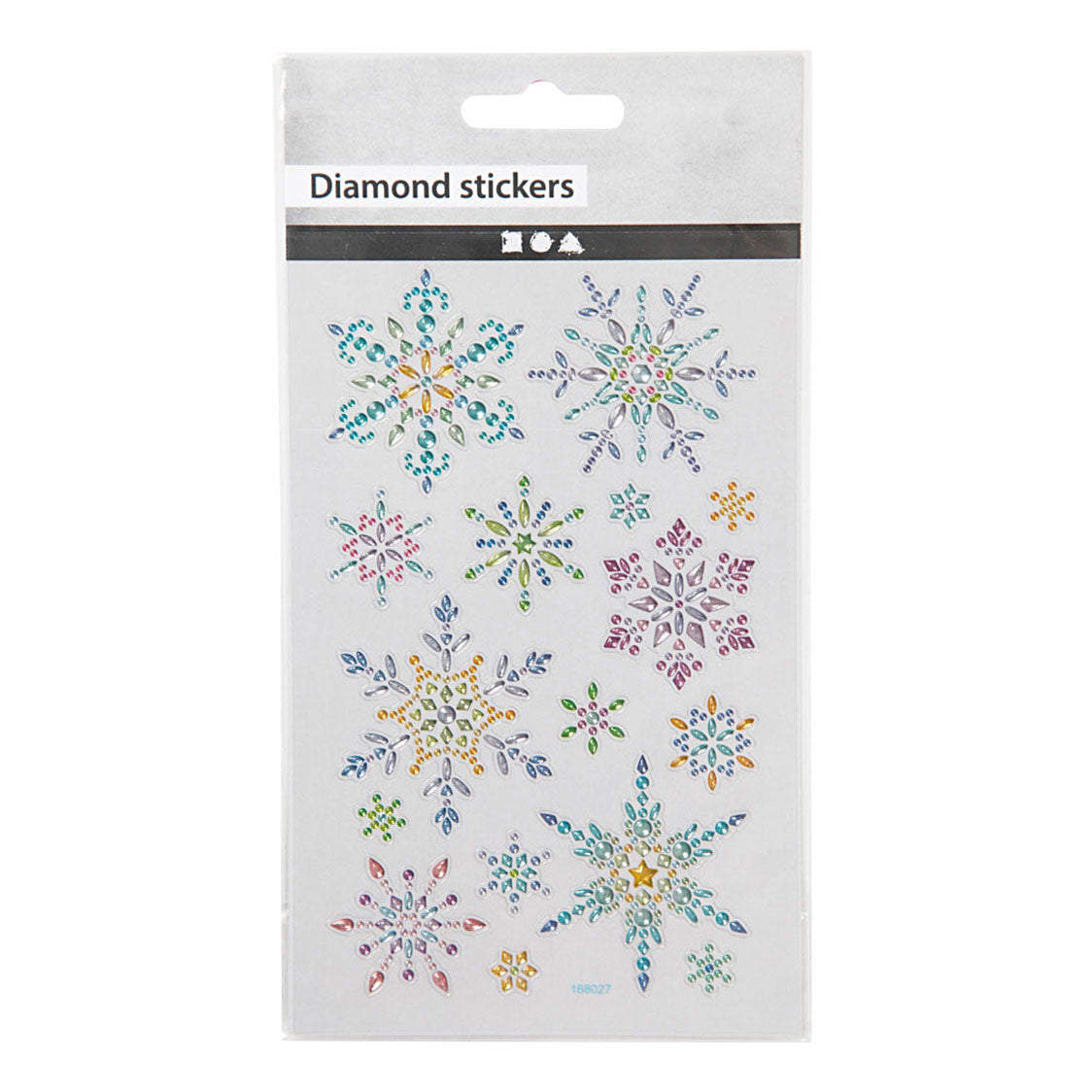 Creativ Company diamond stickers ice crystals, 1 sheet