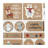 Creativ Company Stickers Christmas, 1 sheet