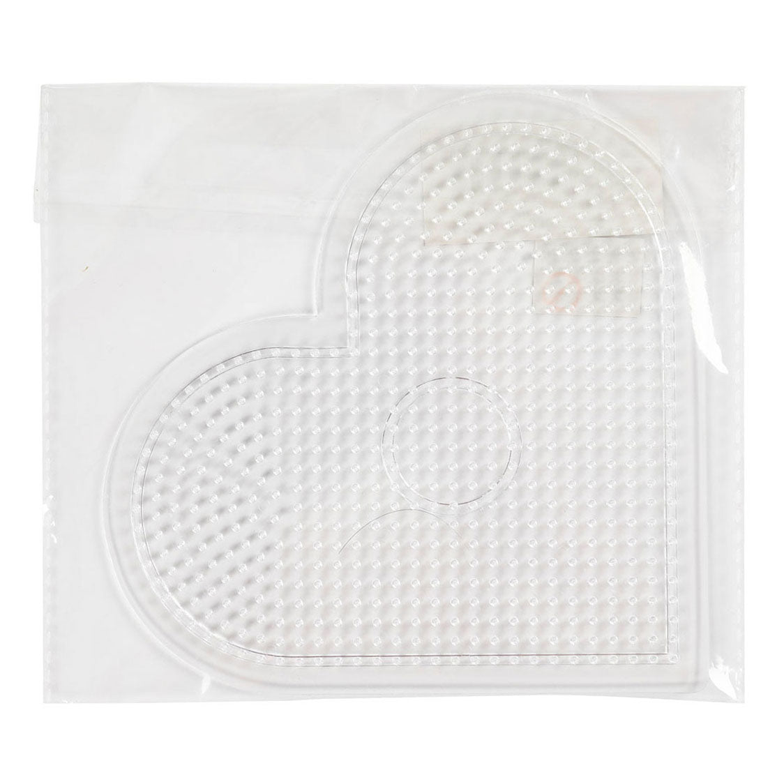 Creativ company ironing bead board heart clear