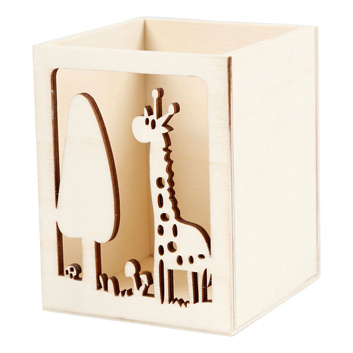 Creative Company Wooden Penkakje Giraffe