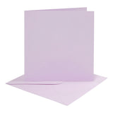 Creitiv Company Cards and Convolles Light Purple, 4st.