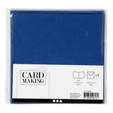 CARIVES CARTES ET ENLOGE BLUE, 4ST.