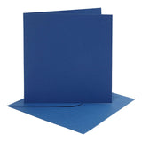 CARIVES CARTES ET ENLOGE BLUE, 4ST.