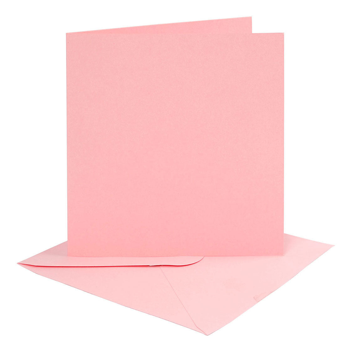 CARIVES CARTES ET ENVOLAGE PINK, 4ST.