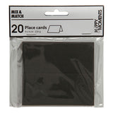 Creativ Company Cards Black, 20.