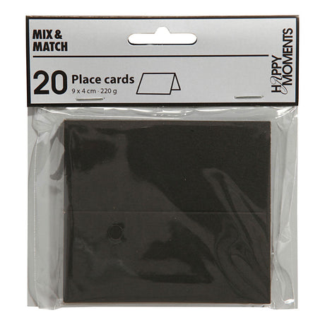 Cartões de nome da empresa Creatoriv Black, 20st.