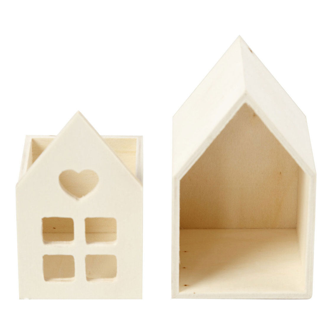 Creativ Company Holzhaus mit Schublade, 10,8 cm