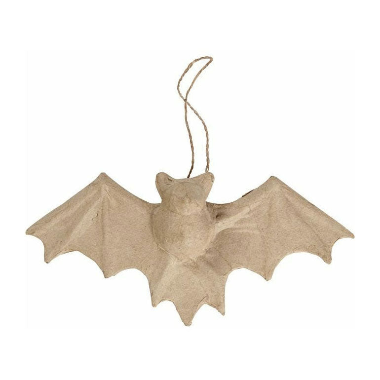 Creativ Company Bat Papier-Mache avec cordon suspendu