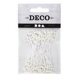 Creativ company cc flower stamens 6 cm white 100 pieces