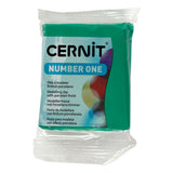 Creativ company Cernit modelling clay green, 56 gram