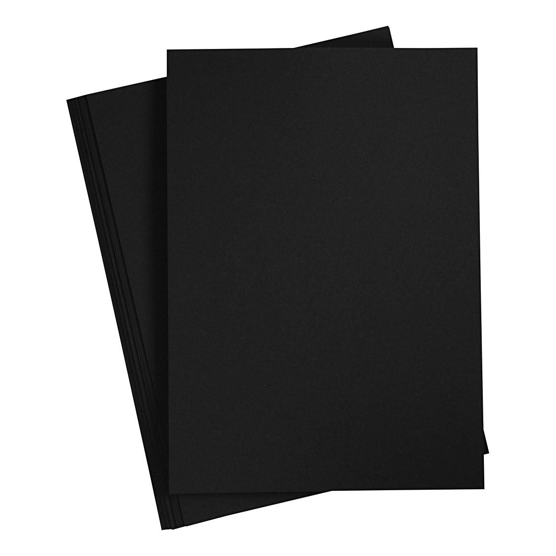 Creative Company Colored Cardboard Black A4, 210-220G, 10 fogli