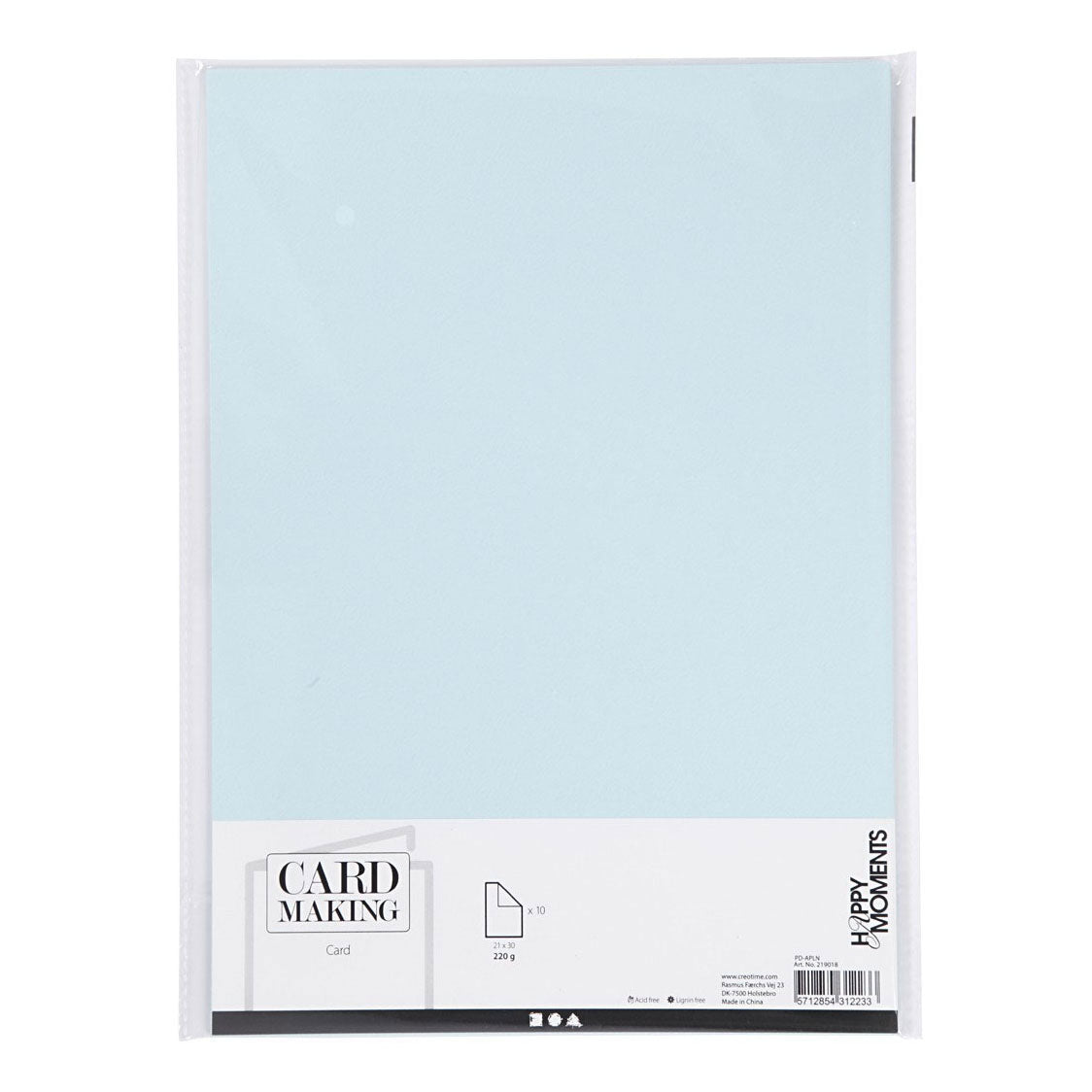 Creativ Company Cardboard Blue Blue A4 220G, 10st.