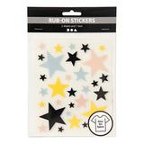 Creativ Company Rub-On Stickers Stars, 2 sheets