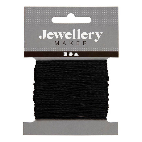 Corda macrame cuideachta cruthaitheach dubh, 10m